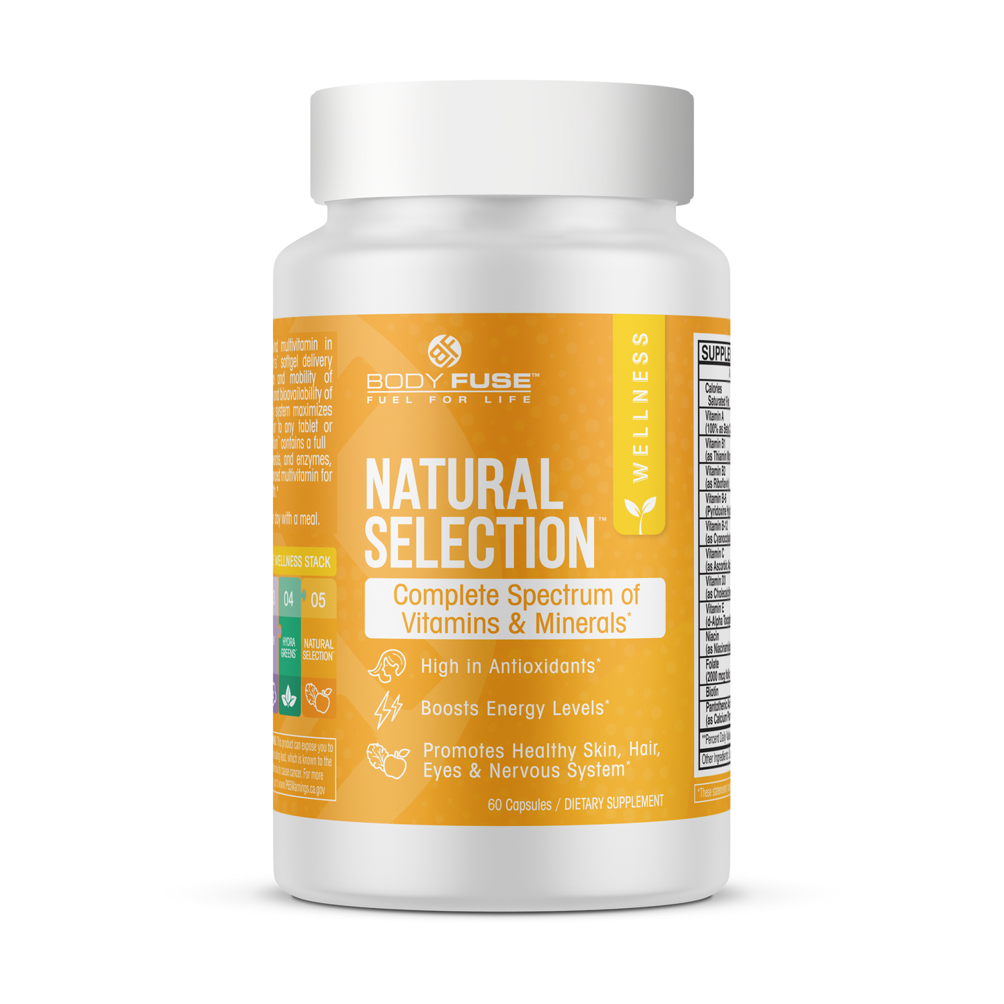 Natural Selection Multi Vitamin | Immune Support & Antioxidant Cell Protection | 60 Servings