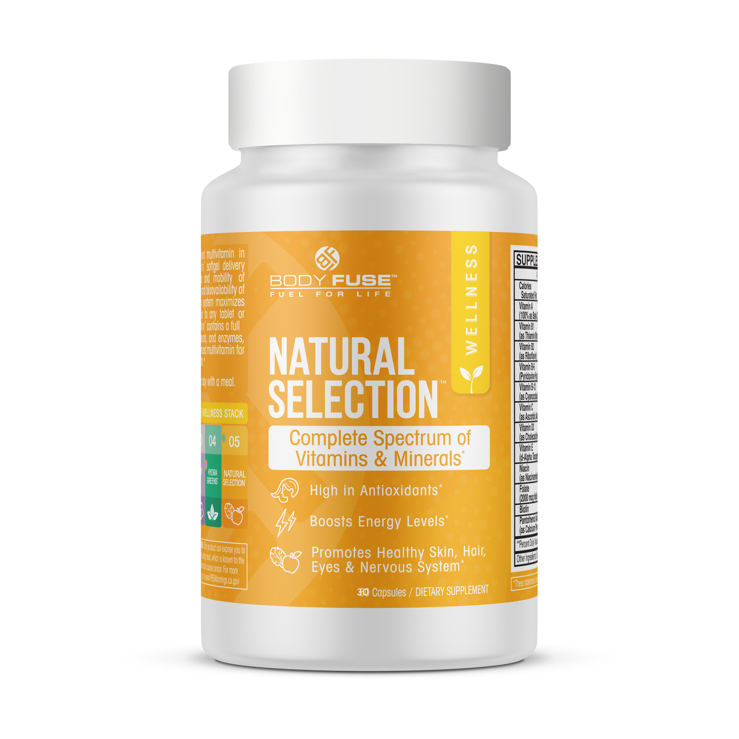 Natural Selection Multi Vitamin | Immune Support & Antioxidant Cell Protection | 30 Servings