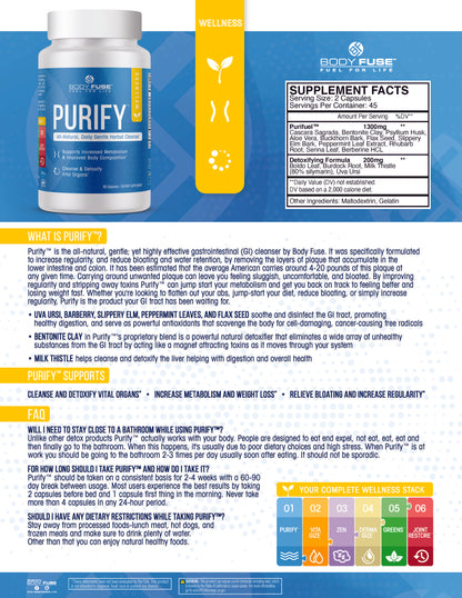 Purify | All Natural Internal Organ GI Detox | 45 Servings